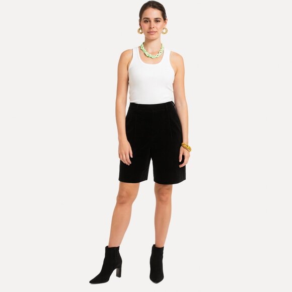 Gucci Authentic Black Velvet Shorts NWT - Picture 1 of 7